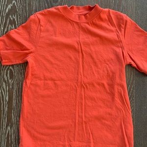 Everlane mock neck tshirt